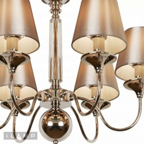 Подвесная люстра iLamp Rolling P2406-6  Nickel в Миассе - miass.mebel24.online | фото 4