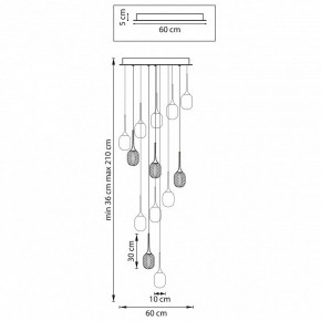 Подвесная люстра Lightstar Acrile 738131 в Миассе - miass.mebel24.online | фото 7