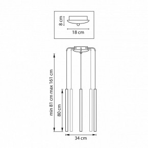 Подвесная люстра Lightstar Tubo L5T747447 в Миассе - miass.mebel24.online | фото