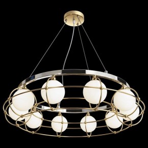 Подвесная люстра Maytoni Carcass MOD312PL-10GCH в Миассе - miass.mebel24.online | фото 3