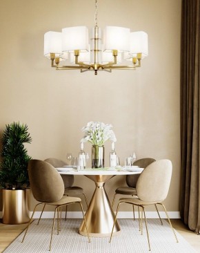 Подвесная люстра Maytoni Metropolitan H015PL-08G в Миассе - miass.mebel24.online | фото 3