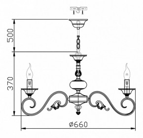 Подвесная люстра Maytoni Perla ARM337-07-R в Миассе - miass.mebel24.online | фото 6