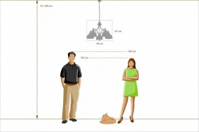 Подвесная люстра MW-Light Фелиция 347017405 в Миассе - miass.mebel24.online | фото
