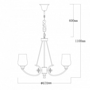 Подвесная люстра MW-Light Палермо 27 386017706 в Миассе - miass.mebel24.online | фото 9