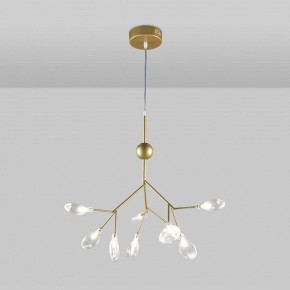 Подвесная люстра Natali Kovaltseva GRACE ll GRACE 75554/9С GOLD SATIN в Миассе - miass.mebel24.online | фото 3