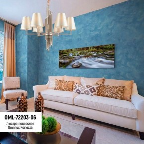 Подвесная люстра Omnilux Porlezza OML-72203-06 в Миассе - miass.mebel24.online | фото 8