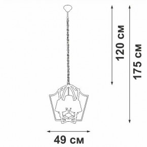 Подвесная люстра Vitaluce V4991 V4991-8/3 в Миассе - miass.mebel24.online | фото 3