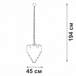 Подвесная люстра Vitaluce V58560 V58560-8/10 в Миассе - miass.mebel24.online | фото 3