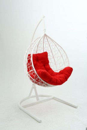Подвесное кресло Бароло (белый/красный) в Миассе - miass.mebel24.online | фото