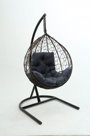 Подвесное кресло Бароло (коричневый/графит) в Миассе - miass.mebel24.online | фото