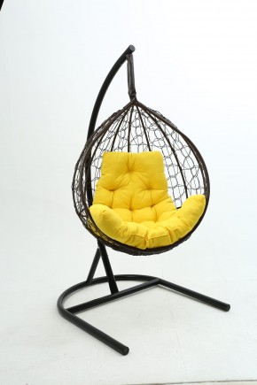 Подвесное кресло Бароло (коричневый/желтый) в Миассе - miass.mebel24.online | фото