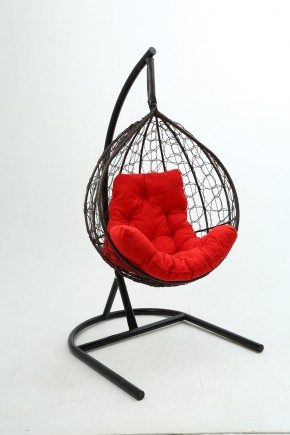 Подвесное кресло Бароло (коричневый/красный) в Миассе - miass.mebel24.online | фото