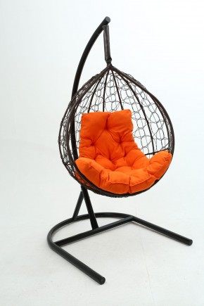 Подвесное кресло Бароло (коричневый/оранжевый) в Миассе - miass.mebel24.online | фото