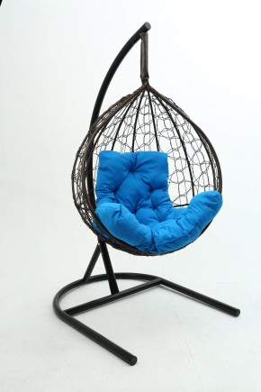 Подвесное кресло Бароло (коричневый/синий) в Миассе - miass.mebel24.online | фото