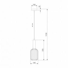 Подвесной светильник Eurosvet Bravo 50181/1 зеленый в Миассе - miass.mebel24.online | фото 4
