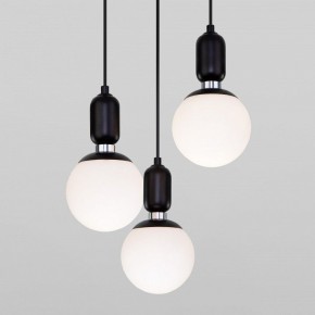 Подвесной светильник Eurosvet Bubble 50151/3 черный в Миассе - miass.mebel24.online | фото 3