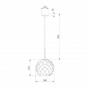 Подвесной светильник Eurosvet Cedro 304/1 в Миассе - miass.mebel24.online | фото 4