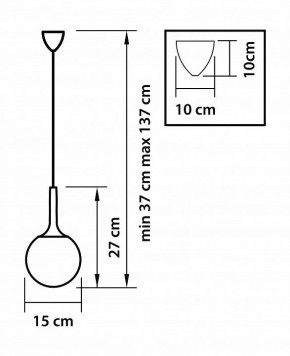 Подвесной светильник Lightstar Globo 813011 в Миассе - miass.mebel24.online | фото 3