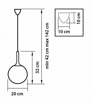 Подвесной светильник Lightstar Globo 813021 в Миассе - miass.mebel24.online | фото 3