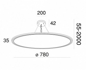 Подвесной светильник Maytoni Cosmos MOD057PL-L78W4K в Миассе - miass.mebel24.online | фото 3