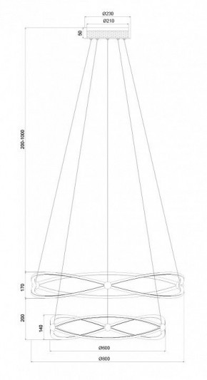 Подвесной светильник Maytoni Weave MOD062PL-L103CH3K в Миассе - miass.mebel24.online | фото 9