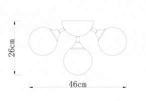 Потолочная люстра Arte Lamp Fobos A2704PL-5SG в Миассе - miass.mebel24.online | фото 3