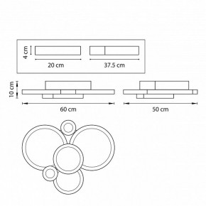 Потолочная люстра Lightstar Breve 749081 в Миассе - miass.mebel24.online | фото 3