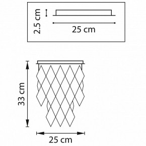 Потолочная люстра Lightstar Limpio 722063 в Миассе - miass.mebel24.online | фото 3