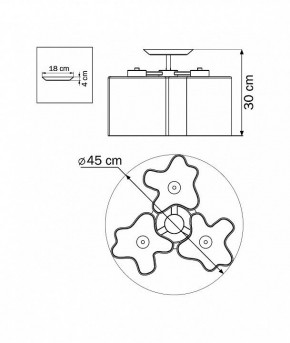Потолочная люстра Lightstar Nubi 802030 в Миассе - miass.mebel24.online | фото 4