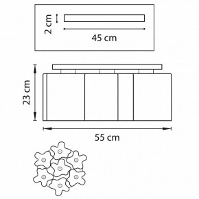 Потолочная люстра Lightstar Nubi 802073 в Миассе - miass.mebel24.online | фото 2