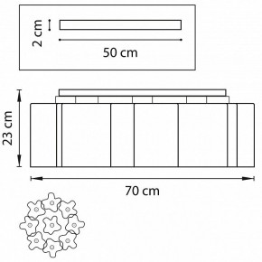 Потолочная люстра Lightstar Nubi 802093 в Миассе - miass.mebel24.online | фото 2