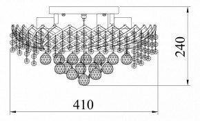 Потолочная люстра Maytoni Karolina DIA120-06-G в Миассе - miass.mebel24.online | фото 3
