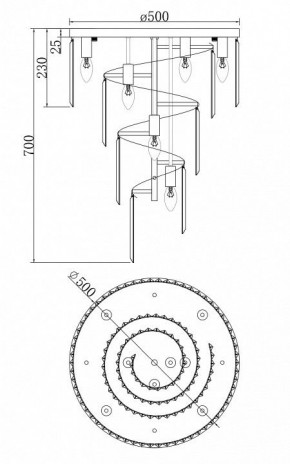 Потолочная люстра Maytoni Louis RC007CL-08CH в Миассе - miass.mebel24.online | фото 3