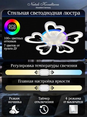 Потолочная люстра Natali Kovaltseva Hugo LED LAMPS 81133 в Миассе - miass.mebel24.online | фото 6