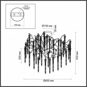 Потолочная люстра Odeon Light Banche 5004/8C в Миассе - miass.mebel24.online | фото 4