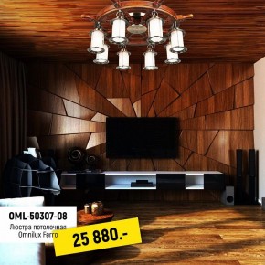 Потолочная люстра Omnilux Ferro OML-50307-08 в Миассе - miass.mebel24.online | фото 2