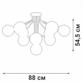 Потолочная люстра Vitaluce V42870 V42870-8/10PL в Миассе - miass.mebel24.online | фото