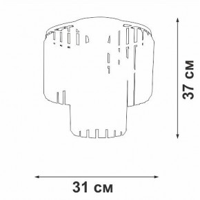 Потолочная люстра Vitaluce V5155 V5155-1/4PL в Миассе - miass.mebel24.online | фото 4