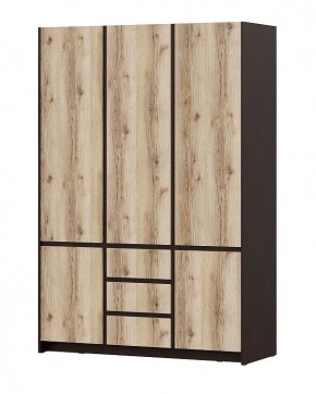 ПРАГА Спальный гарнитур Серия 3 (Дуб Делано/Дуб Венге) в Миассе - miass.mebel24.online | фото 4