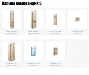 Прихожая Карина (модульная) в Миассе - miass.mebel24.online | фото 2