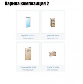 Прихожая Карина (модульная) в Миассе - miass.mebel24.online | фото 6