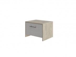 PROxSON Тумба Varna (ЛДСП+ткань Бунратти/Savana Milk (молочный)) 51x40 в Миассе - miass.mebel24.online | фото
