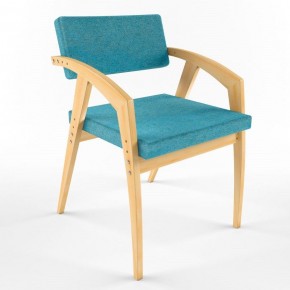 Растущий стул 38 Попугаев Бруно с мягким сиденьем и спинкой, для детей/подростков/взрослых от 150 см (Береза/Бриз) в Миассе - miass.mebel24.online | фото 1
