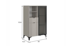 РИЧ Комод 2 со стеклом в Миассе - miass.mebel24.online | фото 2