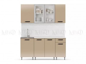 РИО-1 ЛДСП Кухонный гарнитур 1,7 м (Капучино) в Миассе - miass.mebel24.online | фото