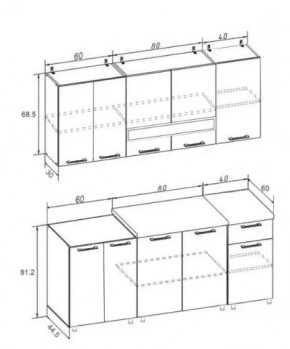 РИО-2 ЛДСП Кухонный гарнитур 1,8 м в Миассе - miass.mebel24.online | фото 7