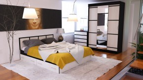 Сакура спальня № 1 Комод + Зеркало + Кровать 1600 + Тумба + Шкаф-купе 1500, сп.м. 1600х2000 мм., б/м, основание есть, ун. сб. в Миассе - miass.mebel24.online | фото 5