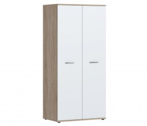 Шкаф 2 дверный Мамбо СБ-2371 (Дуб Сонома/Белый) в Миассе - miass.mebel24.online | фото