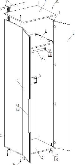 Шкаф 2-ств. для одежды "Лео" в Миассе - miass.mebel24.online | фото 2