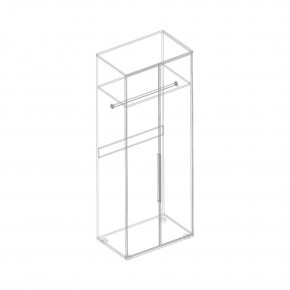 Шкаф 2-ств. для одежды "Лео" в Миассе - miass.mebel24.online | фото 3